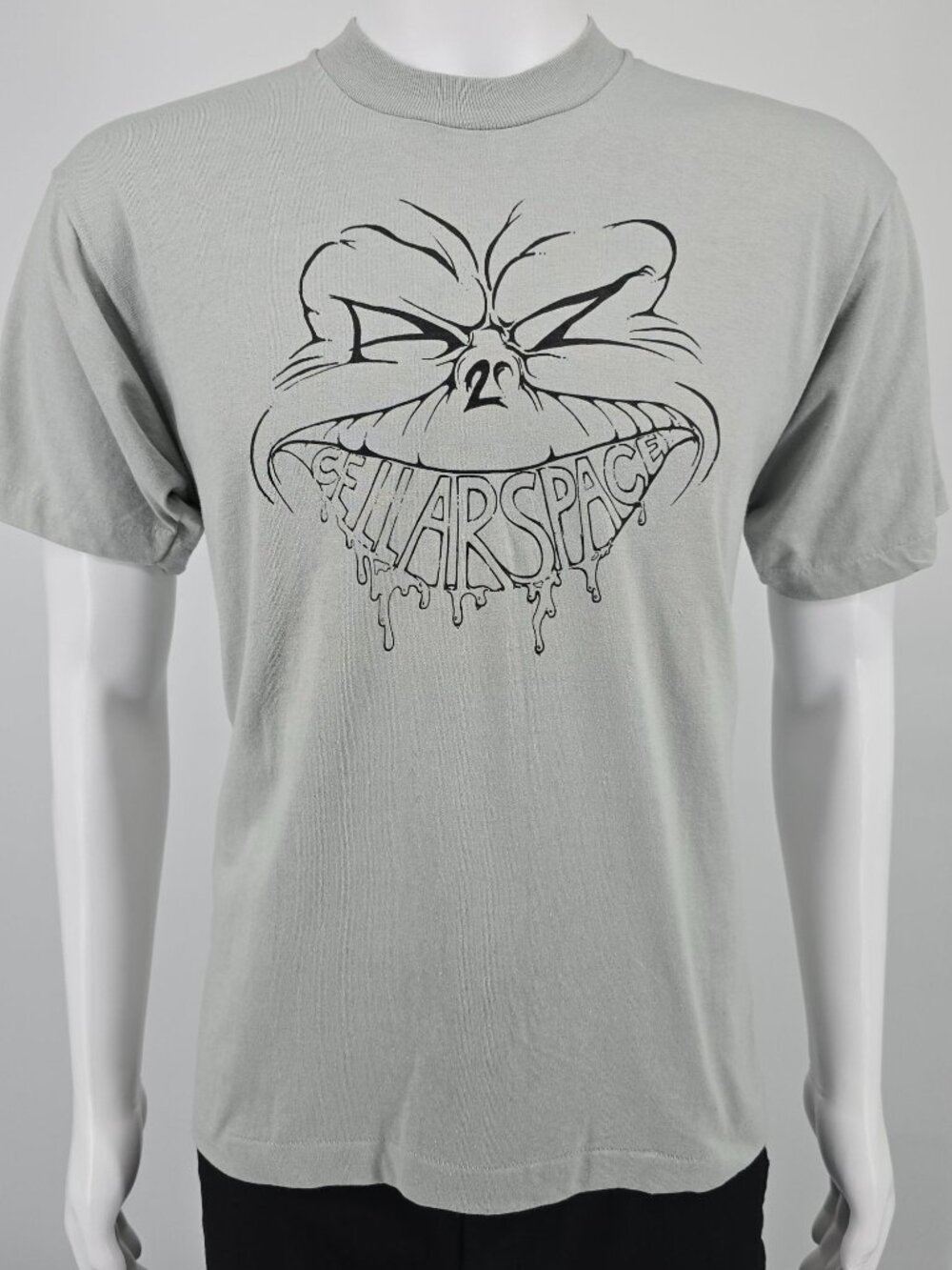 Vintage 1990 Screen Stars Best Gray Cellarspace/Tom Alexander T-Shirt (M/L)
